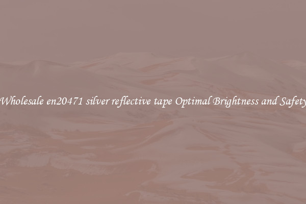 Wholesale en20471 silver reflective tape Optimal Brightness and Safety