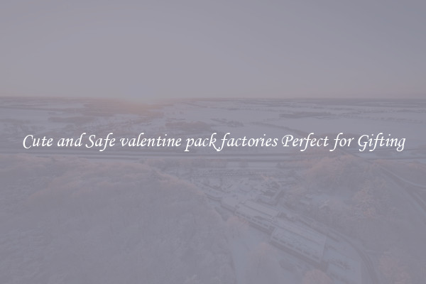 Cute and Safe valentine pack factories Perfect for Gifting